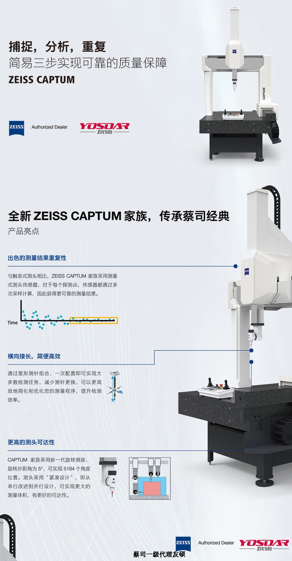 福州蔡司福州三坐标CAPTUM